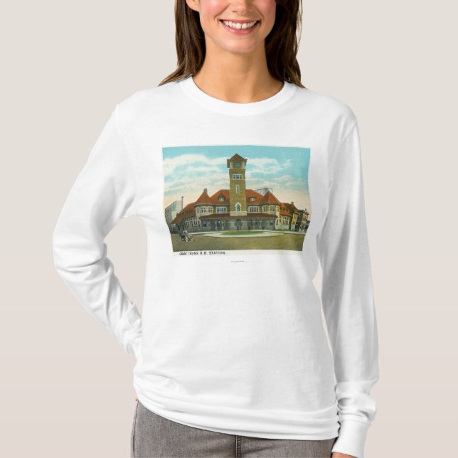 Ansicht der Kongress-Straße vom Fidelity T-Shirt (Vorderseite)