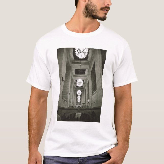 Ansicht der Lampen (b/w Foto) T-Shirt (Vorderseite)