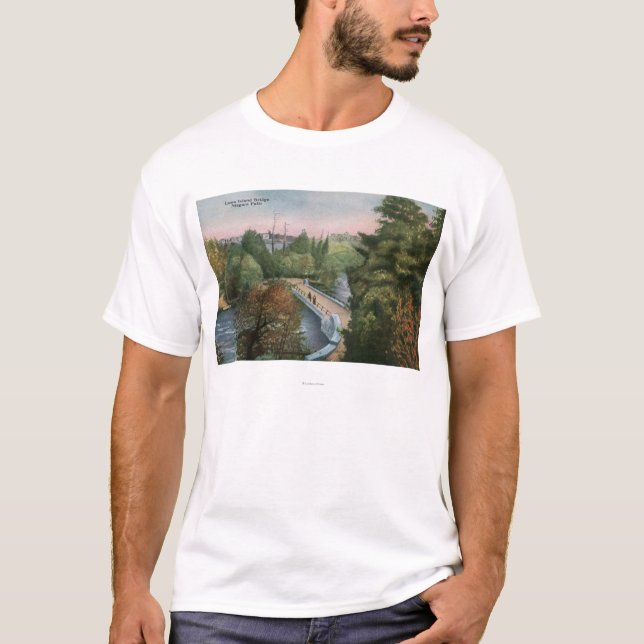 Ansicht der Luna-Insel-Brücke T-Shirt (Vorderseite)