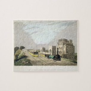 Ansicht der Manchester- und Liverpool-Eisenbahn,