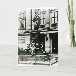 Ansicht der Mendelssohn Statue Karte