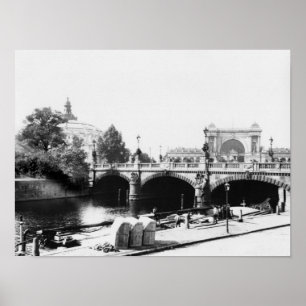 Ansicht der Moltke Brücke Poster