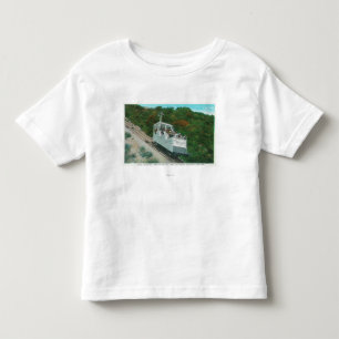 Ansicht der Neigungs-Drahtseilbahn Mt. Lowe Kleinkind T-shirt