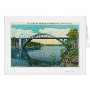 Ansicht der neuen Hängebrücke