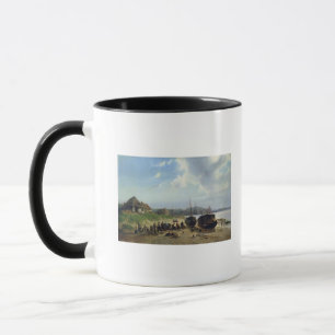 Ansicht der niederländischen Küste Tasse