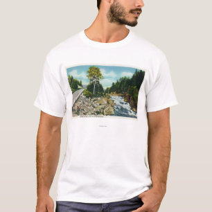 Ansicht der niedrigeren Fälle des Ammonoosuc T-Shirt