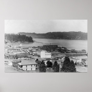Ansicht der Nordbiegung, Oregon-Fotografie Poster