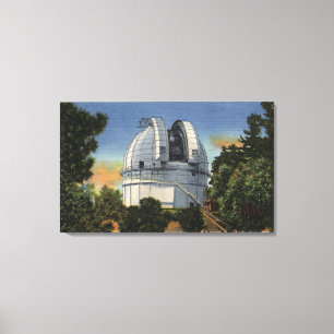 Ansicht der Observatorium-u. Teleskop-Haube Leinwanddruck