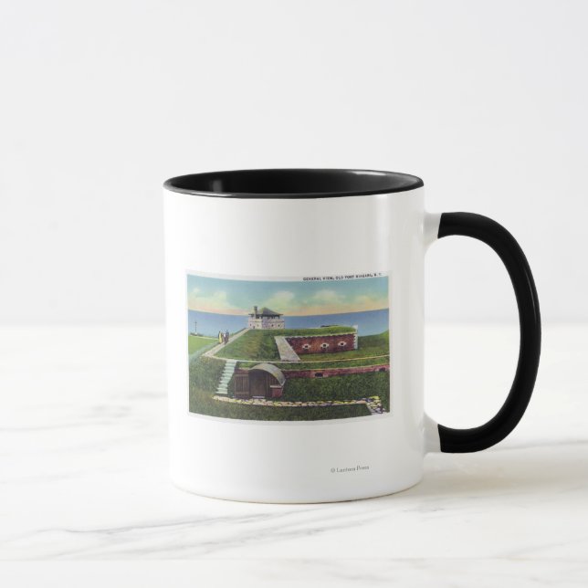 Ansicht der Offiziersviertel im alten französische Tasse (Rechts)