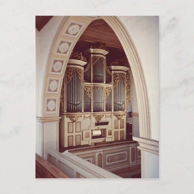 Ansicht der Orgel in der Kirche von Rotha Postkarte (Vorderseite)