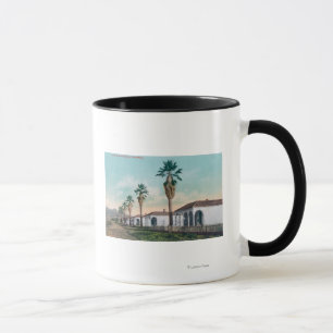 Ansicht der Palme RowCalistoga, CA Tasse