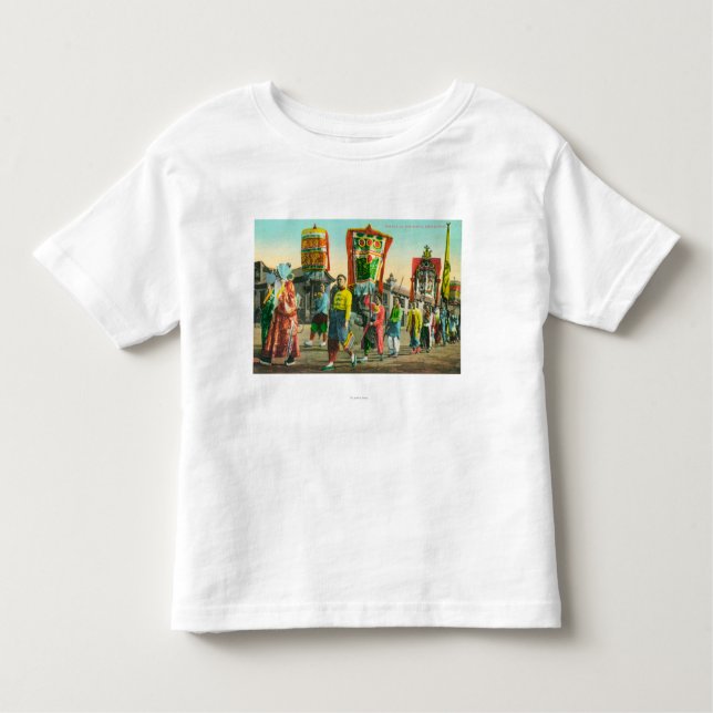 Ansicht der Parade der Zangen, Chinatown Kleinkind T-shirt (Vorderseite)