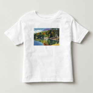 Ansicht der Paradies-Bucht und des schwarzen Kleinkind T-shirt