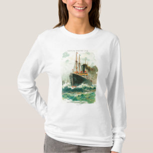Ansicht der Patricia in Meer, Hamburg-Amerika T-Shirt