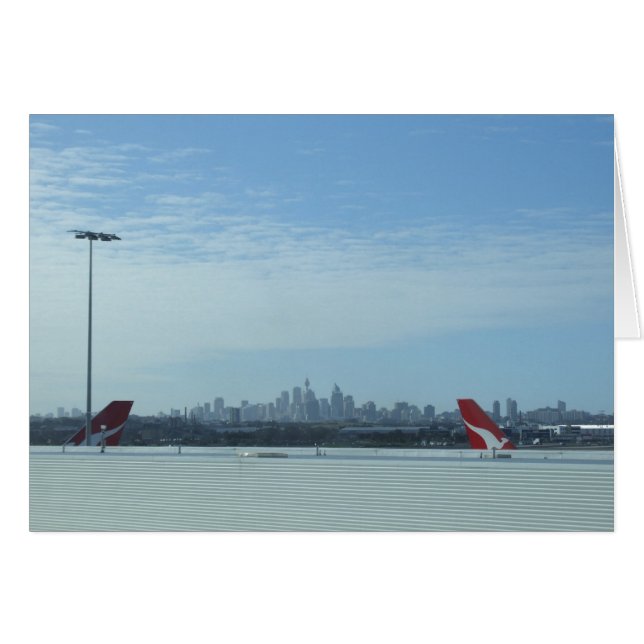Ansicht der Perth-Stadt vom Flughafen (Vorderseite (Horizontal))