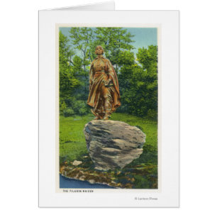 Ansicht der Pilger-Mädchen-Statue