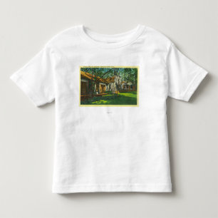 Ansicht der Pionierstadt am großen Baum-Park Kleinkind T-shirt