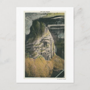 Ansicht der Pipe-Organ Postkarte