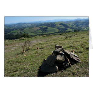 Ansicht der Pyrenäen-Karte