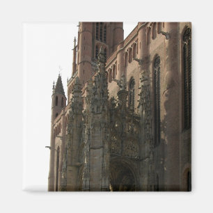 Ansicht der rechten Seite mit dem canopied Portal Magnet