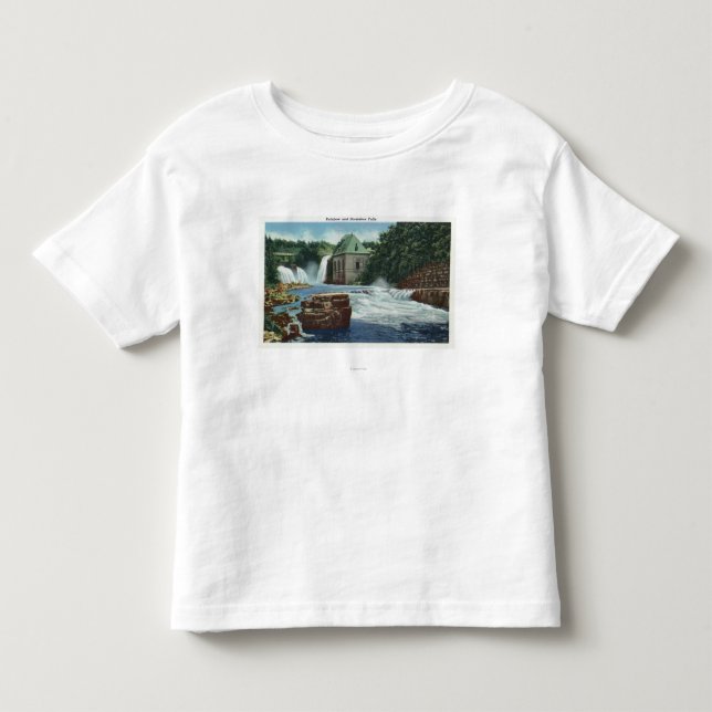 Ansicht der Regenbogen-und Hufeisen-Fälle Kleinkind T-shirt (Vorderseite)