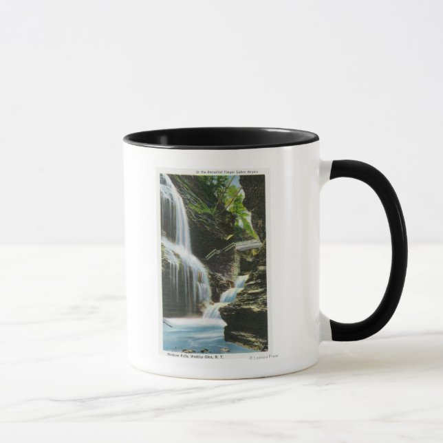 Ansicht der Regenbogenfälle 2 Tasse (Rechts)
