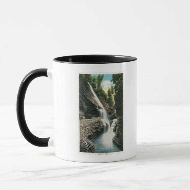 Ansicht der Regenbogenfälle Tasse (Links)