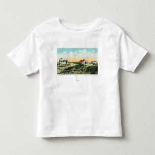 Ansicht der Rennen-Punkt-Küstenwachstation Kleinkind T-shirt