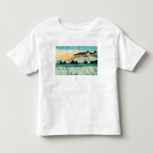 Ansicht der riesigen Unterbrecher und des Kleinkind T-shirt