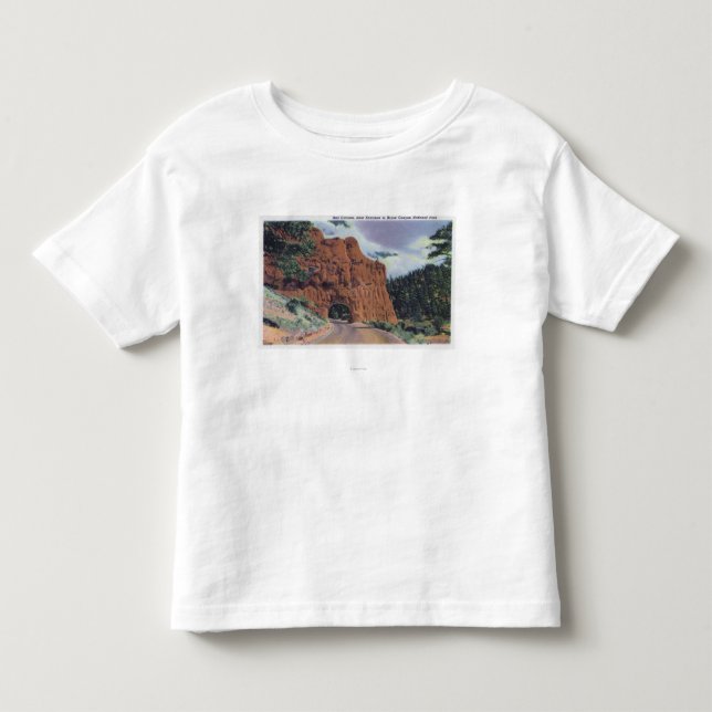 Ansicht der roten Schlucht, nahe Park-Eingang Kleinkind T-shirt (Vorderseite)