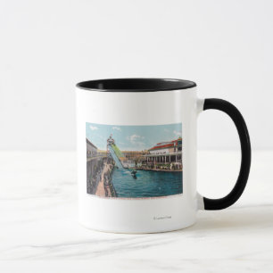 Ansicht der Rutschen an 10. Allee und an Tasse