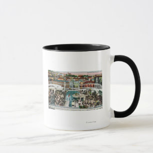 Ansicht der Rutschen von oben genannten # 2 Tasse