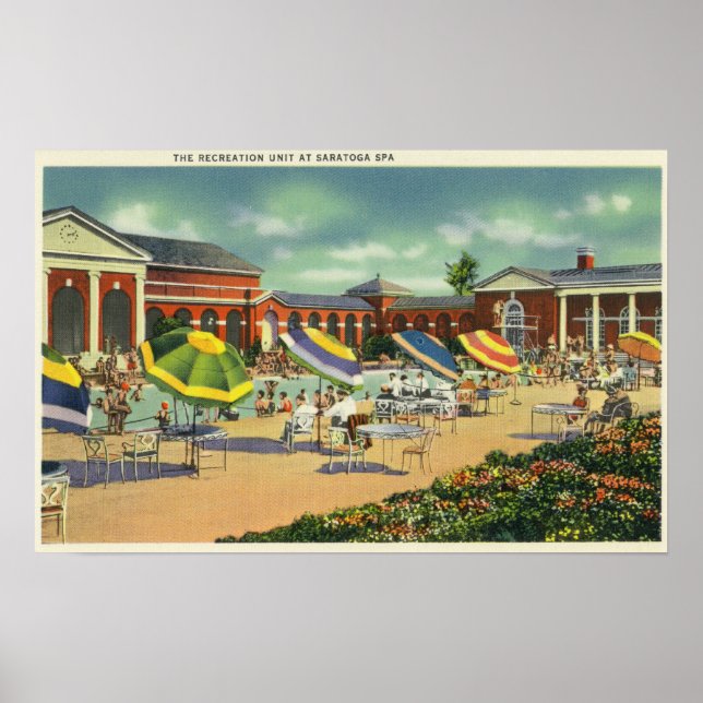 Ansicht der Saratoga-Wellness-Center-Wiederherstel Poster (Vorne)