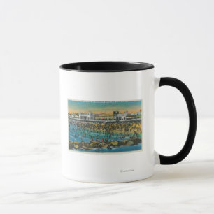 Ansicht der Schwimmer an den Washington-Bädern Tasse