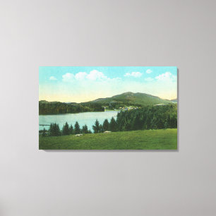 Ansicht der See-Blume mit Mt.-Bäcker im Abstand Leinwanddruck