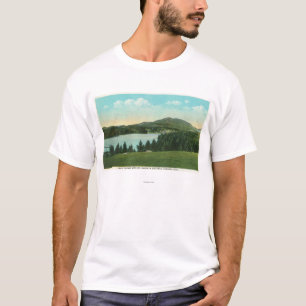 Ansicht der See-Blume mit Mt.-Bäcker im Abstand T-Shirt