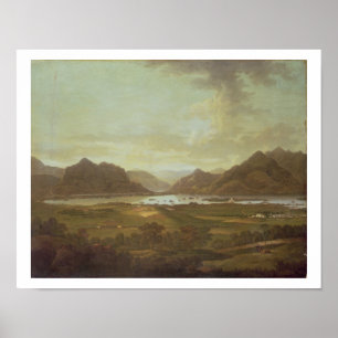 Ansicht der Seen und der Berge von Killarney, Irel Poster