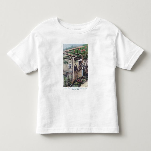 Ansicht der Sherman-Rose TreeMonterey, CA Kleinkind T-shirt (Vorderseite)