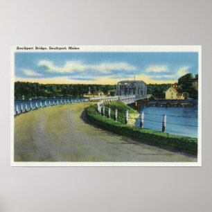 Ansicht der Southport Brücke Poster