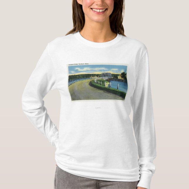 Ansicht der Southport Brücke T-Shirt (Vorderseite)