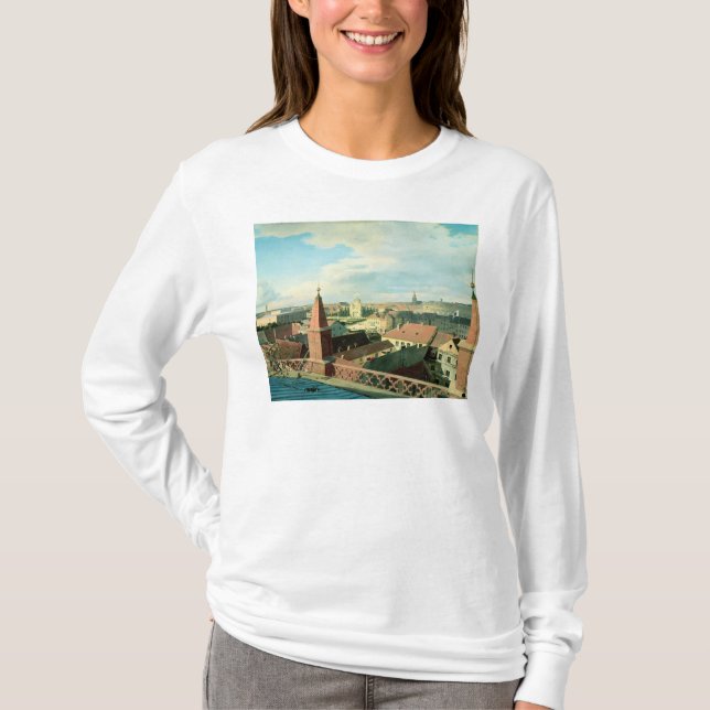 Ansicht der Stadt von Berlin mit Altes Museum T-Shirt (Vorderseite)