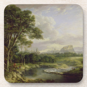Ansicht der Stadt von Edinburgh, c.1822 (Öl auf Untersetzer