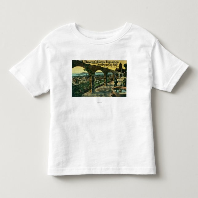 Ansicht der Stadt von einem Auftrag, Panama-CA Kleinkind T-shirt (Vorderseite)