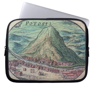 Ansicht der Stadt von Potosi, Bolivien, mit seinem Laptopschutzhülle