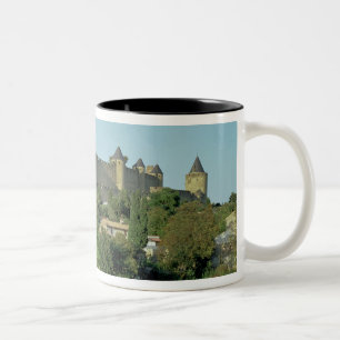 Ansicht der Stadtwände Zweifarbige Tasse