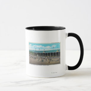 Ansicht der sträubenden Wettbewerbe Tasse