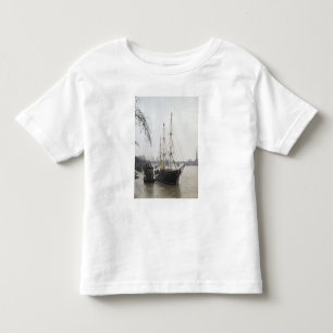Ansicht der Themses mit RRS Entdeckung Kleinkind T-shirt