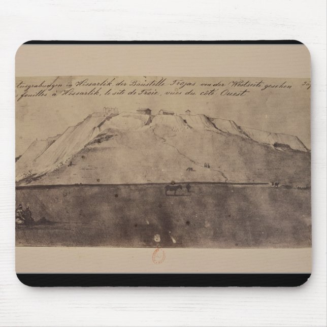 Ansicht der Troja-Aushöhlungen gesehen vom Westen Mousepad (Vorne)