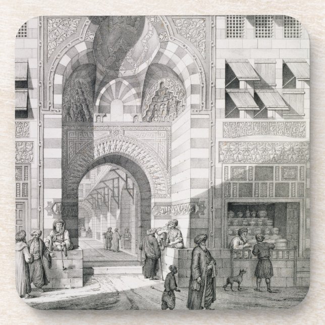 Ansicht der Tür von Okal Kaid-Bey, 'von den Untersetzer (Vorderseite)