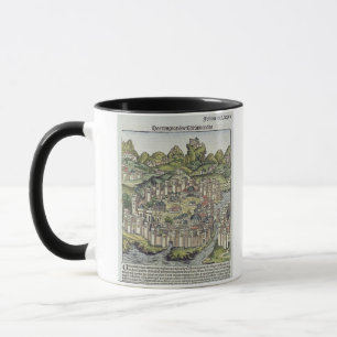 Ansicht der ummauerten Stadt von Konstantinopele, Tasse